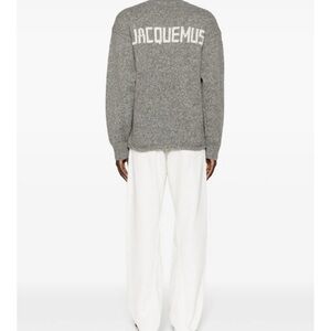 Jacquemus Le Pull Gray Wool Sweater